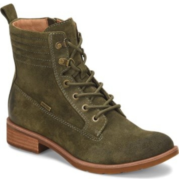 Sofft Women Baxter Aqua Ankle Leather Mooto Boots shoes sz 9.5M - Picture 1 of 14